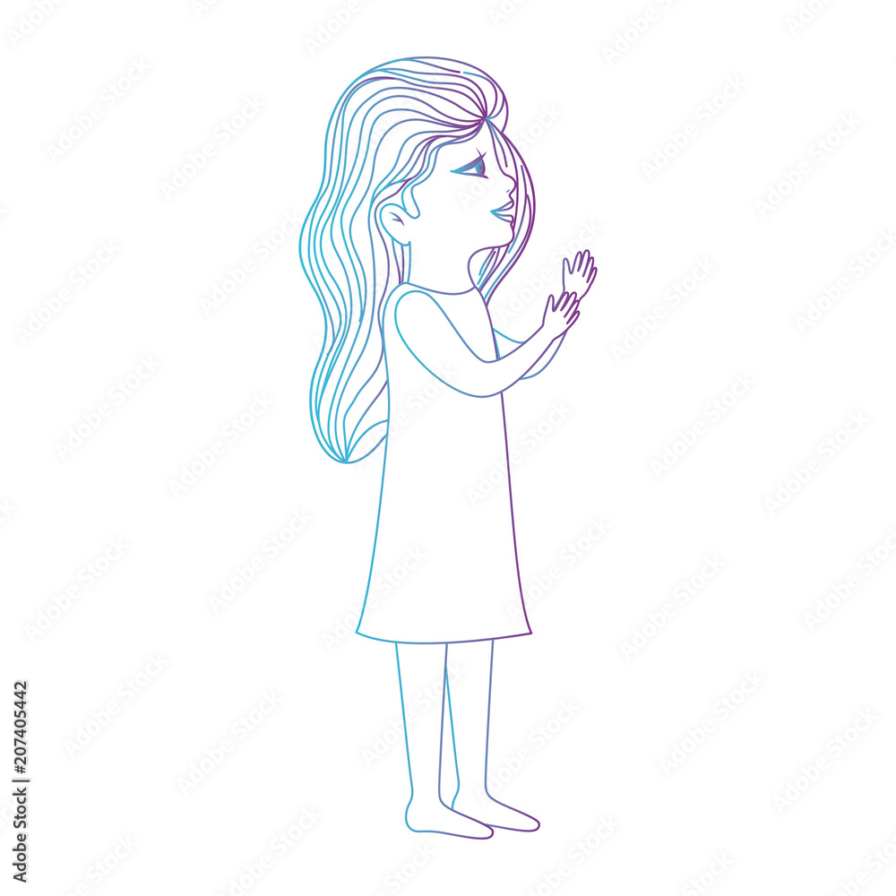 cute little girl avatar character vector illustration design cute little girl avatar character vector illustration design