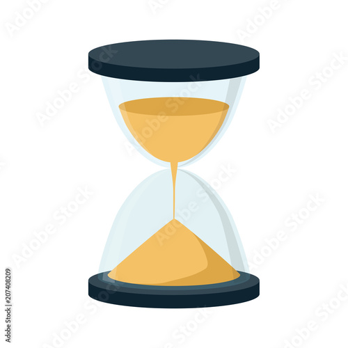 Time icon symbol. Modern vector icon of hourglasses