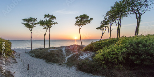 Fototapeta wymarzona plaża nad Morzem Bałtyckim