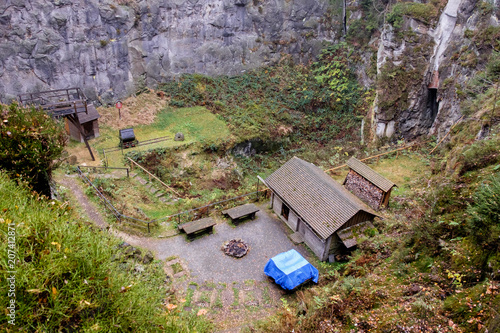 Quadro su tela Landschaftsaufnahmen aus dem Zittauer Gebirge Jonsdorfer Felsenstadt