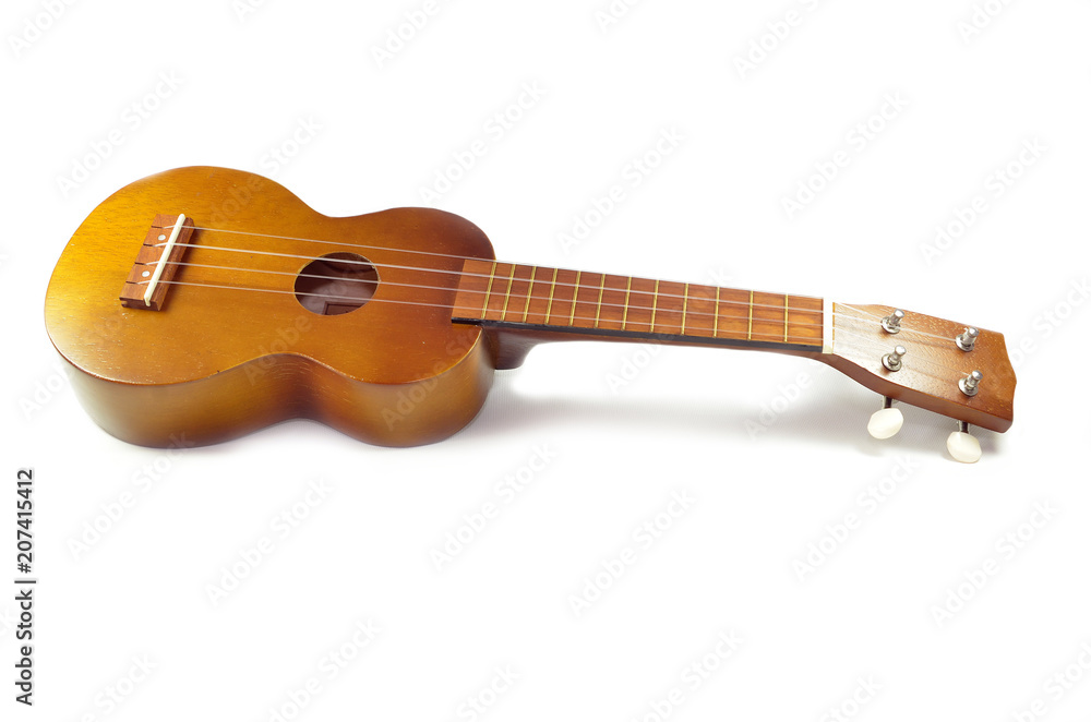 Fototapeta premium Brown ukulele guitar