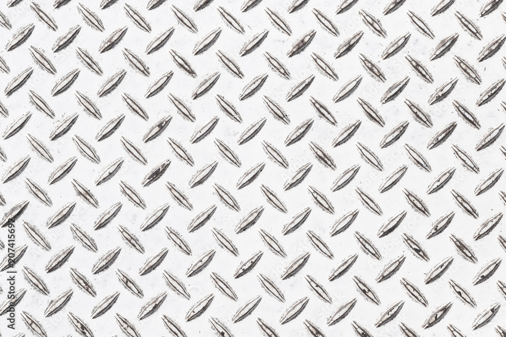 White diamond plate background seamless White diamond plate background seamless