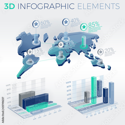 3D Infographic Elements