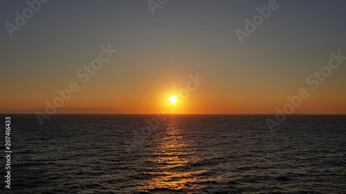 Coucher de soleil sur l'Adriatique © Eric W&S
