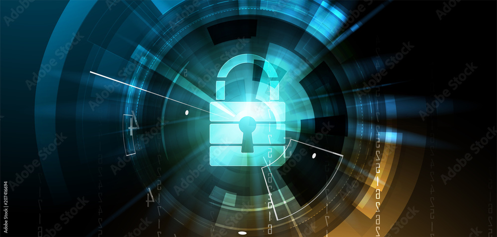 Cyber security and information or network protection. Future technology web services for business and internet project Cyber security and information or network protection. Future technology web services for business and internet project