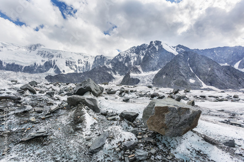 Clacier near Belukha Mountain, Altai nature photo