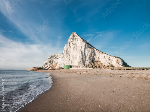 View to the rock of Gibraltar