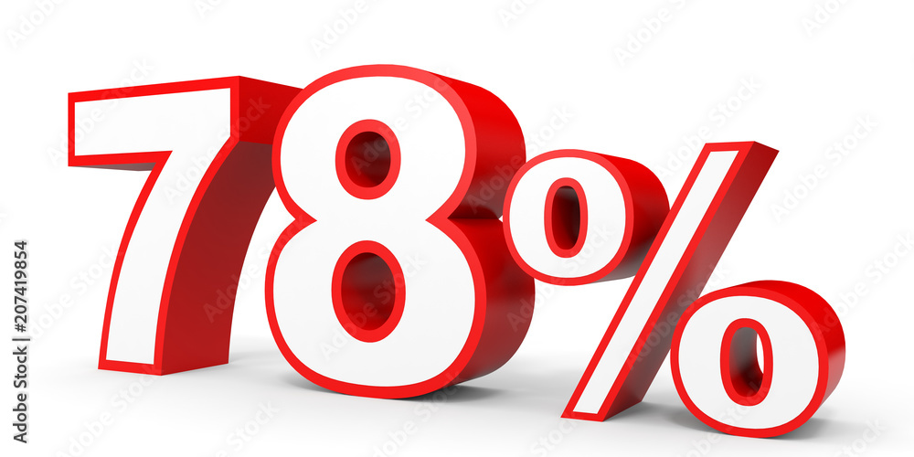 Seventy eight percent off. Discount 78 %. Seventy eight percent off. Discount 78 %.