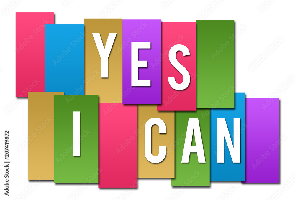 Yes I Can Colorful Stripes Group Yes I Can Colorful Stripes Group