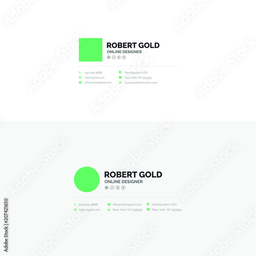 Corporate Email Signature Design