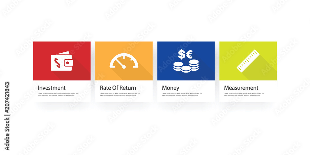 Cash Flow Infographic Icon Set
