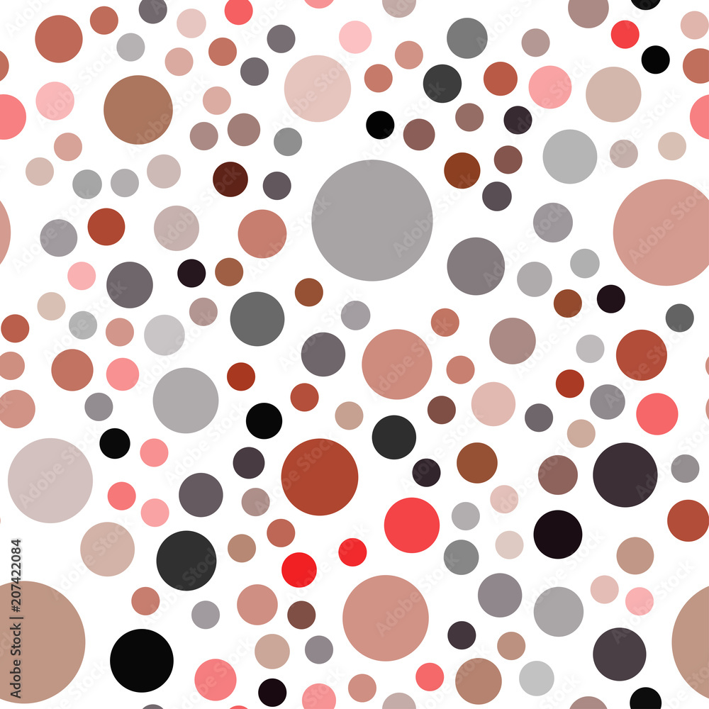 Dark Red vector seamless background with bubbles. Dark Red vector seamless background with bubbles.