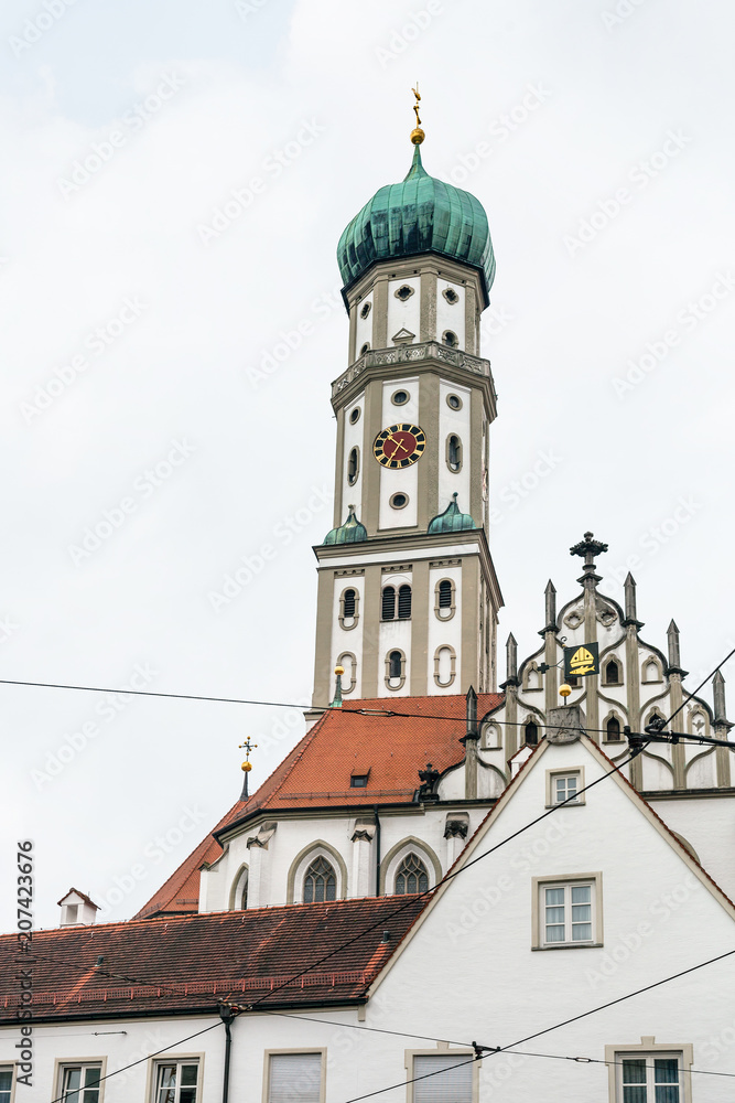 SS Ulrich and Afra Church in Augsburg city
