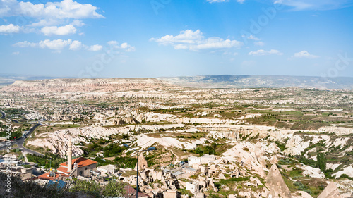 panoramic view of valley in Nevsehir Province