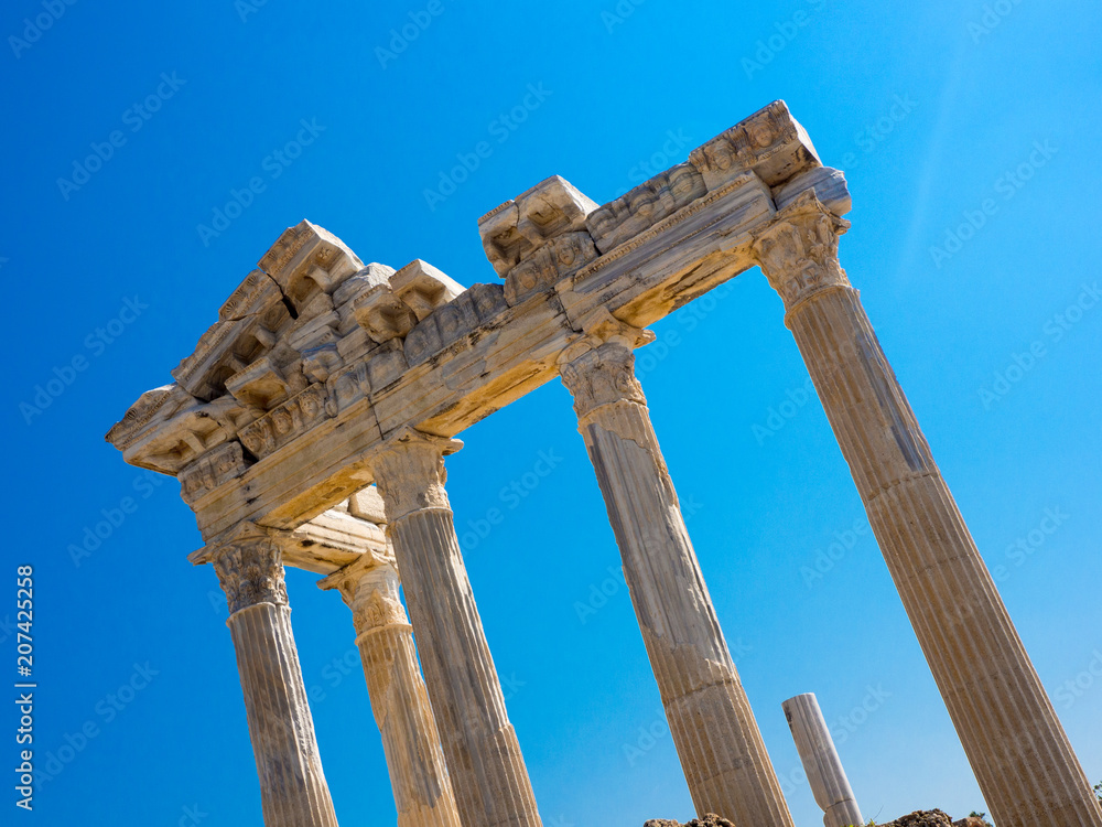 Beautiful city of Side, part of Antalya, Turkey. Beautiful city of Side, part of Antalya, Turkey.
