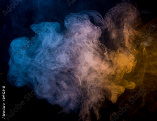 Abstrac smoke on a dark background