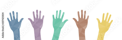abstract hands