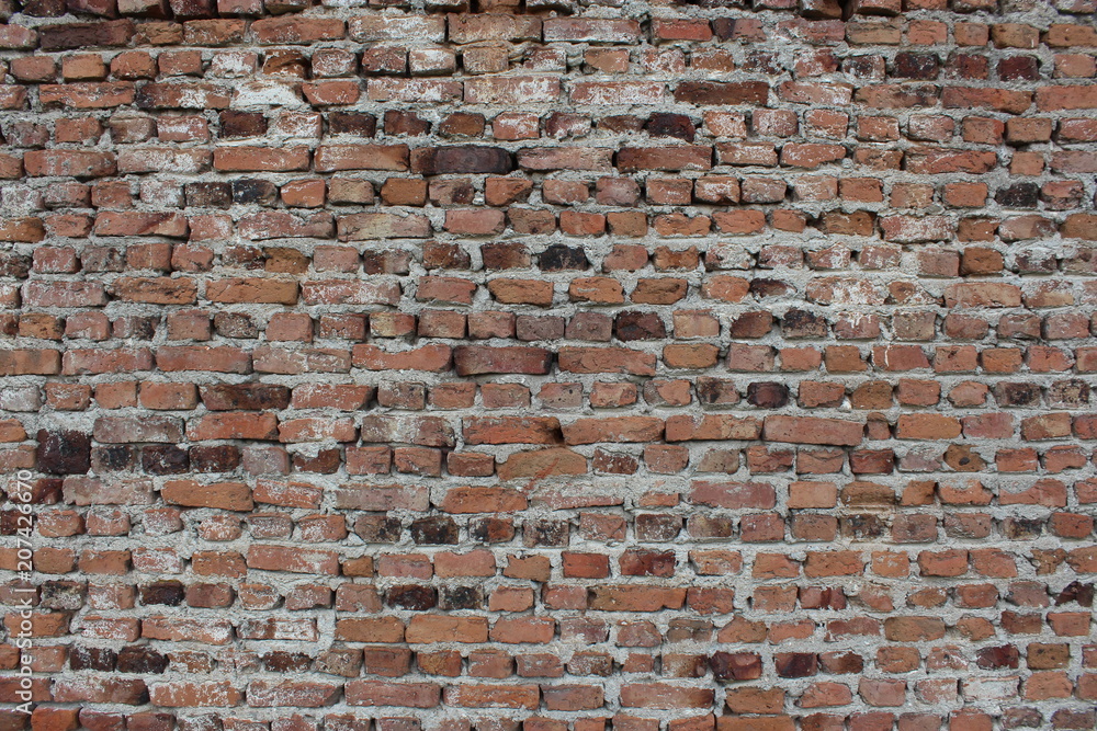 Naklejka premium old bricked wall , retro background