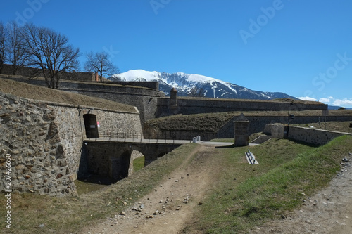 Medieval fortress at Mont Louis, France photo