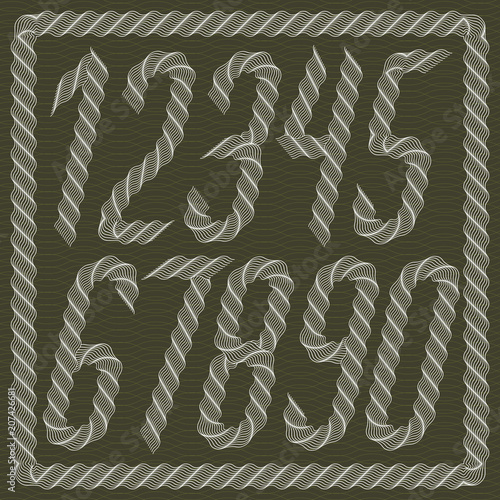 Modern vector tall italic d...