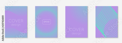 Abstract covers set. Minimal trendy vector with halftone gradients. Geometric future template for flyer, poster, brochure and invitation. Minimalistic colorful cover. Abstract EPS 10 illustration.