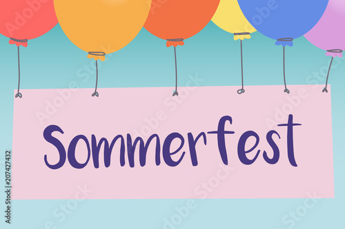 Sommerfest Luftballons