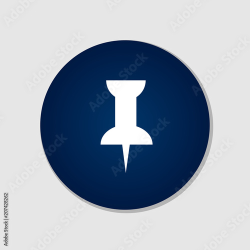 Push pin Icon Vector Design