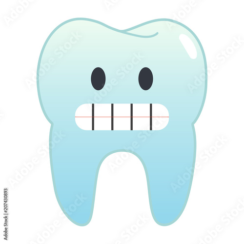 Zahn Emoji - grinsend