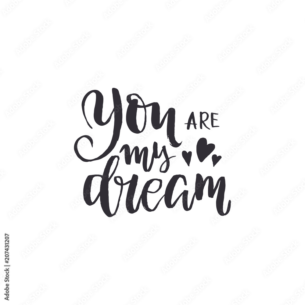 Inspirational lettering illustration Inspirational lettering illustration