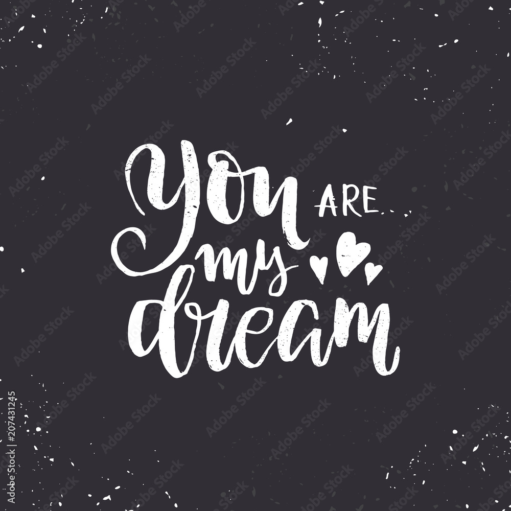 Inspirational lettering illustration Inspirational lettering illustration