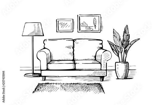 Interior Design doodle