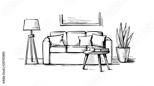 Interior Design doodle