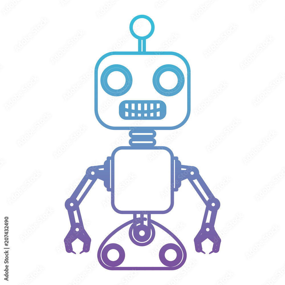robot machine isolated icon vector illustration design robot machine isolated icon vector illustration design