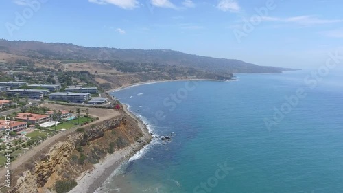 Wallpaper Mural Ranchos Palos Verdes coastline, aerial view of California in summer Torontodigital.ca