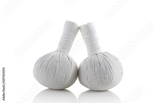Принти на полотні Herbal compress ball for spa treatment