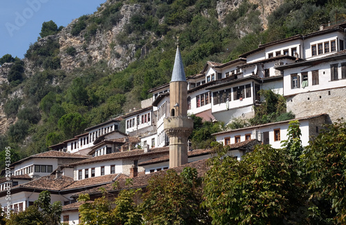 Old town Berat known as the White City of Albania 