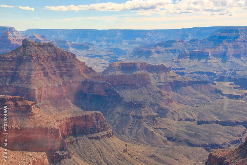 Grand Canyon aerial view from a helicopter 