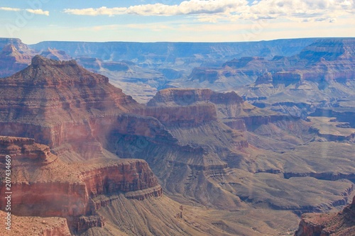 Grand Canyon aerial view from a helicopter 