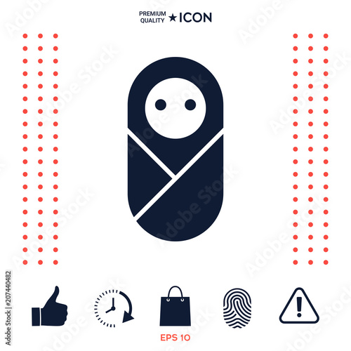 Infant, neonate, newborn icon