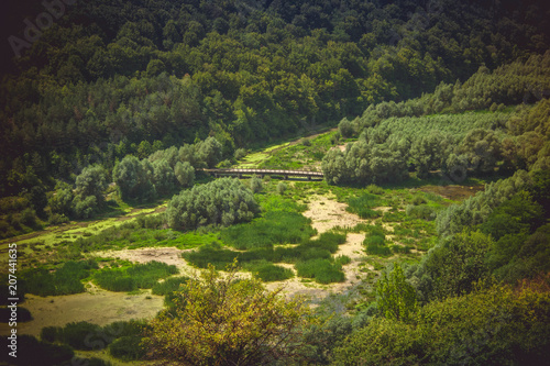 The banks of the Ternav River near the village of Kitaygorod. Podillja. Kamyanets Podolsky district. photo