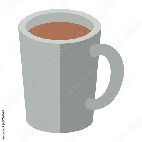coffee cup isometric icon vector illustration design
