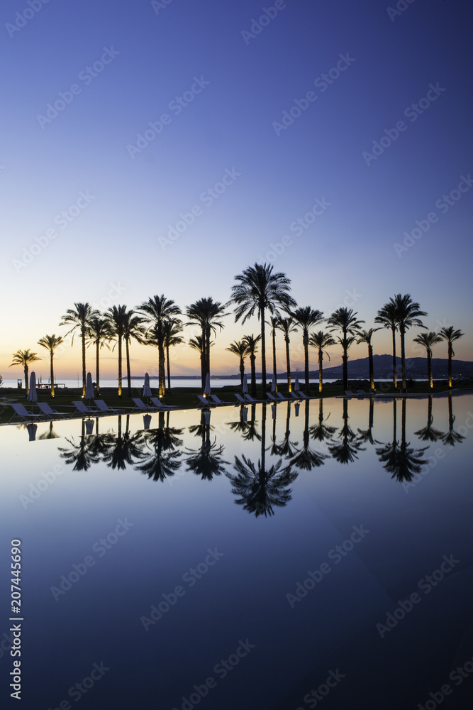 Obraz premium Mediterranean Sunset Sicily