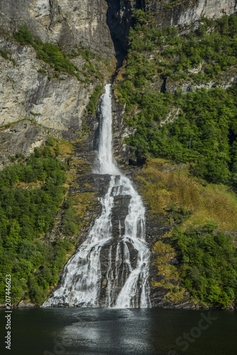 Geiranger, Norway -  Friaren Waterfall