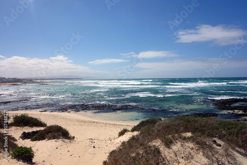 Atlantischer Ozean Fuerteventura Ausblick auf Wellen