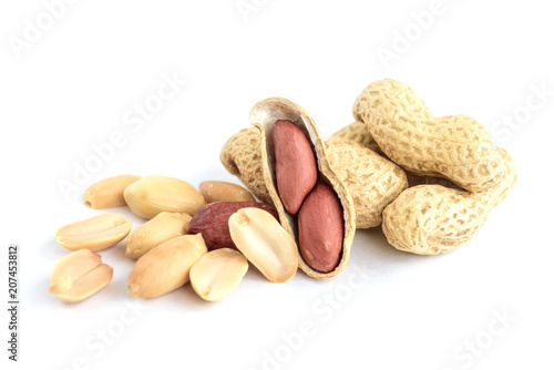 Wallpaper Mural Peanut isolated on white background. Torontodigital.ca