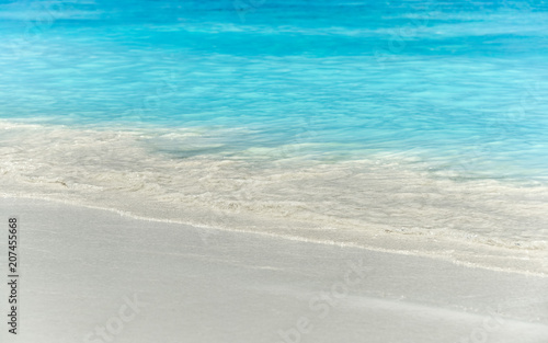 blue sea ocean and white sand
