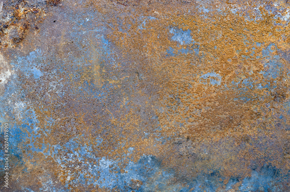 Surface of rusty metal with traces of corrosion and dirt Surface of rusty metal with traces of corrosion and dirt