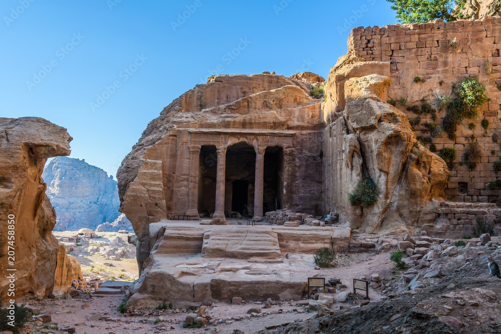 Hidden valley in Petra, Jordan