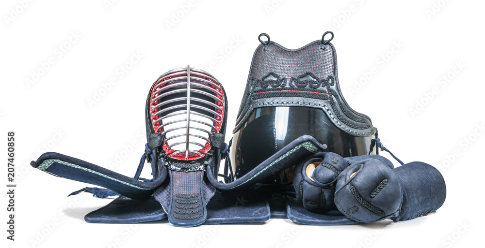 Fototapeta protective equipment 'bogu' for Japanese fencing Kendo training  - kendo, zbroja, tułowia, fototapety | Foteks