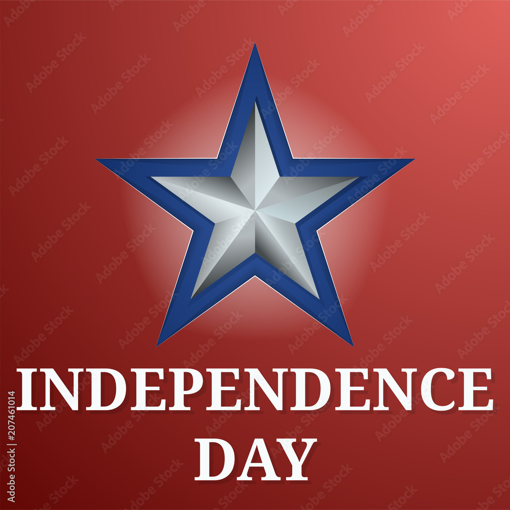 Obraz premium USA Independence Day illustration